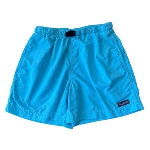 Columbia Shorts Belted Blue Medium